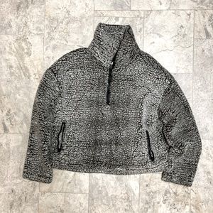Sherpa Zip Sweatshirt